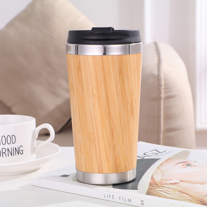 Bamboo Car Cup Coffee Mug Tea Cup