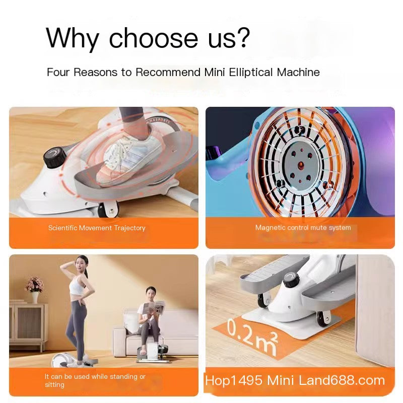 Compact Mini Elliptical Stepper