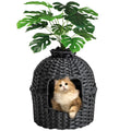 Hidden Cat Litter Box Planter Enclosure