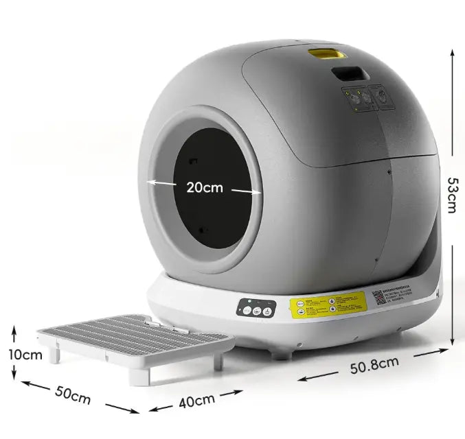 Automatic Self-Cleaning Enclosed Cat Litter Box