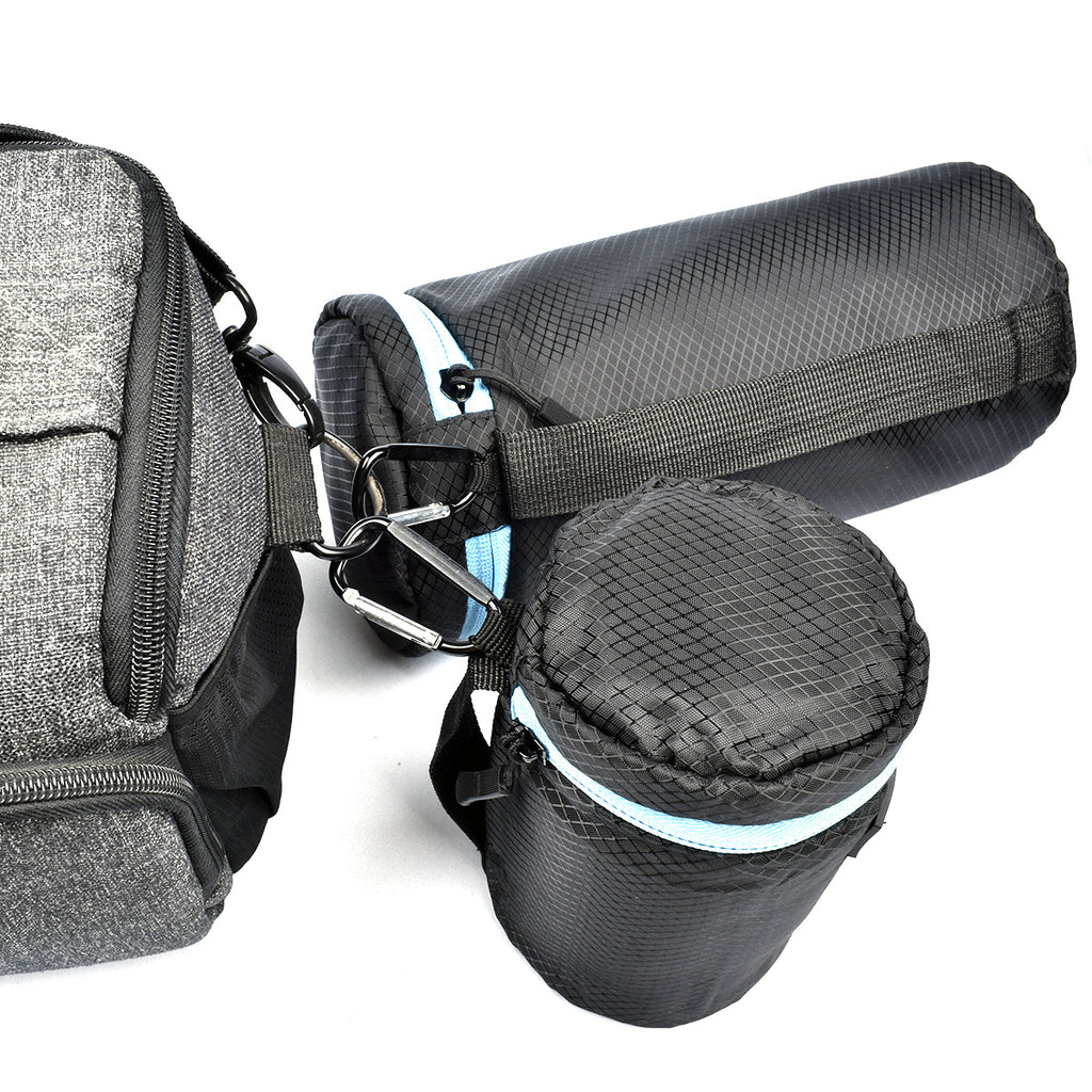 Waterproof Camera Lens Bag with Thick Fleece Padding