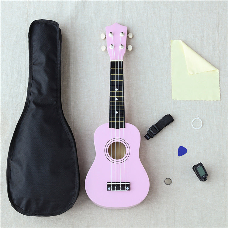 21-Inch Wooden Ukulele Acoustic Instrument