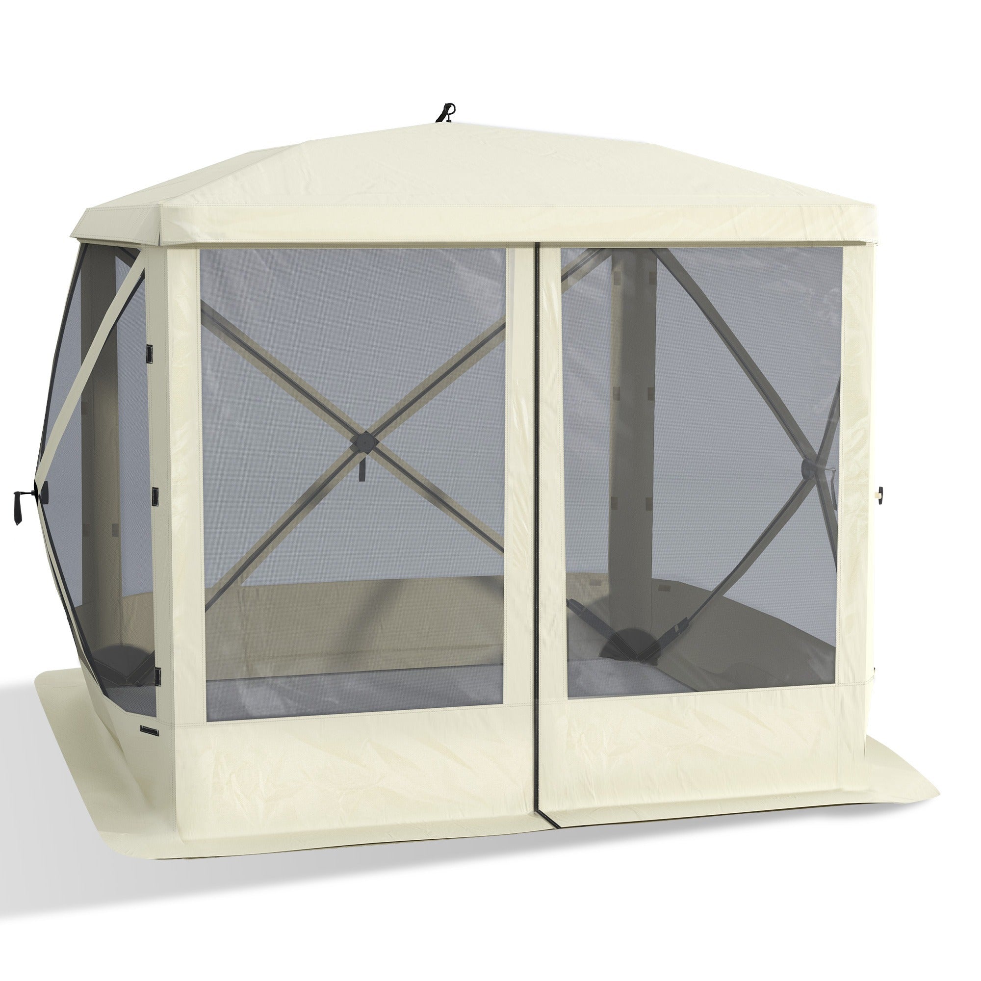 7x7ft Pop-Up Camping Canopy Gazebo Tent