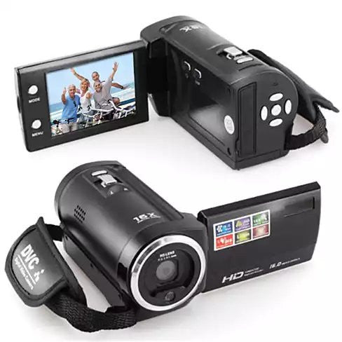 Video Crafter Handheld Camcorder with 16MP Lens and 16X Zoom