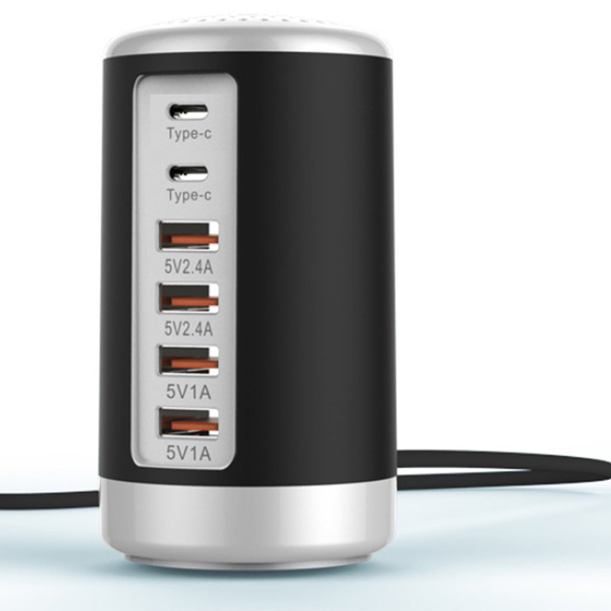 Tower USB Charging Station with 6 High-Speed Ports