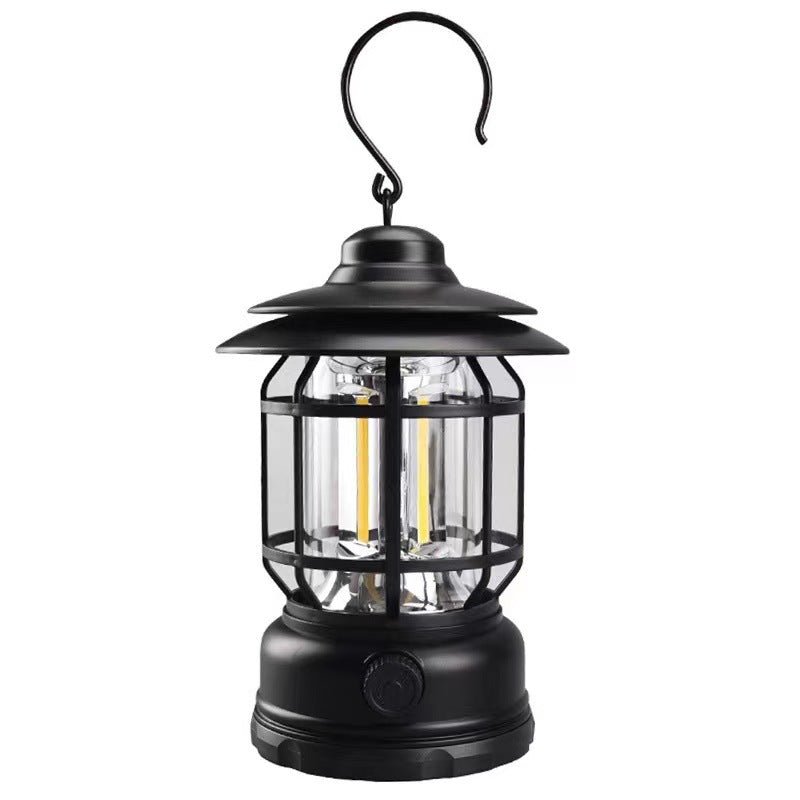 New Vintage Lantern Outdoor Camping Rechargeable Light