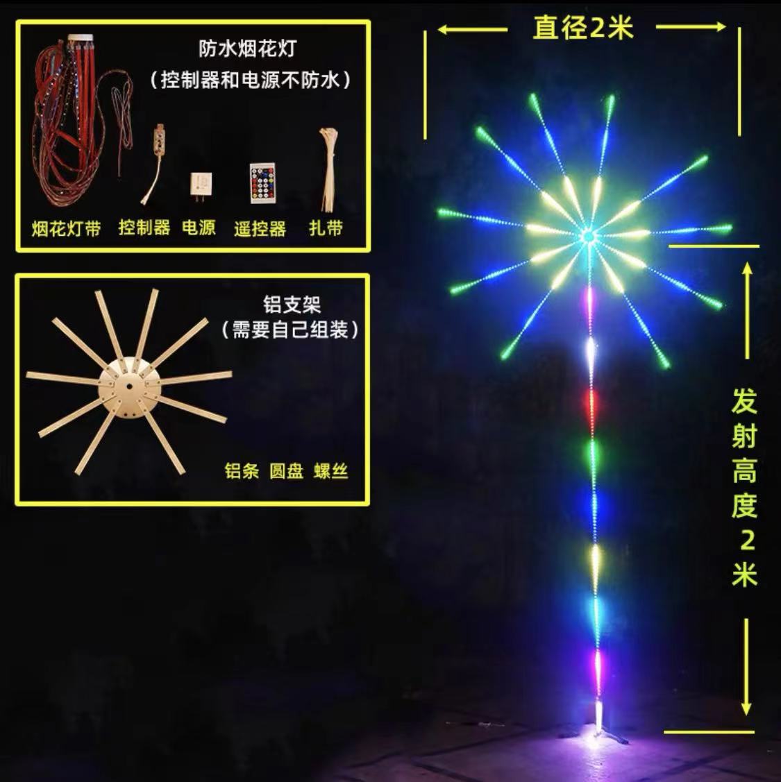Waterproof LED Music Control Colorful Light Strip