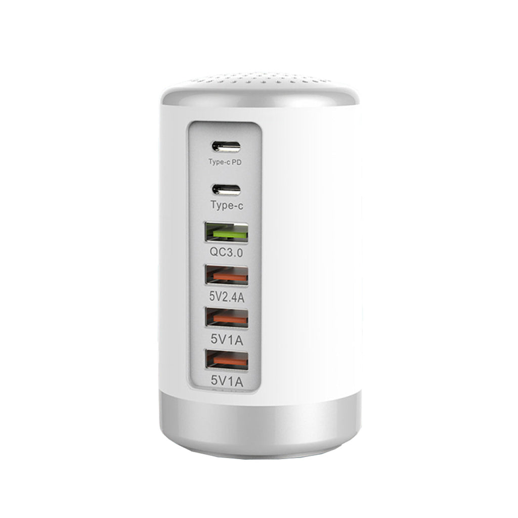 Tower USB Charging Station with 6 High-Speed Ports
