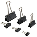 Large 2" (51mm) Black Binder Clip (12/Pack)