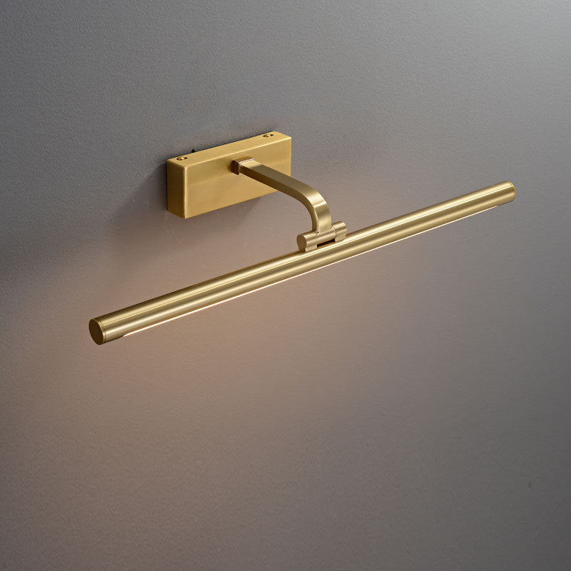 Minimalist Copper Bathroom Wall Light