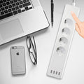 Smart WiFi Power Strip with USB and Remote Control