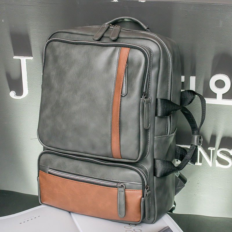 Vintage Casual Leather Backpack