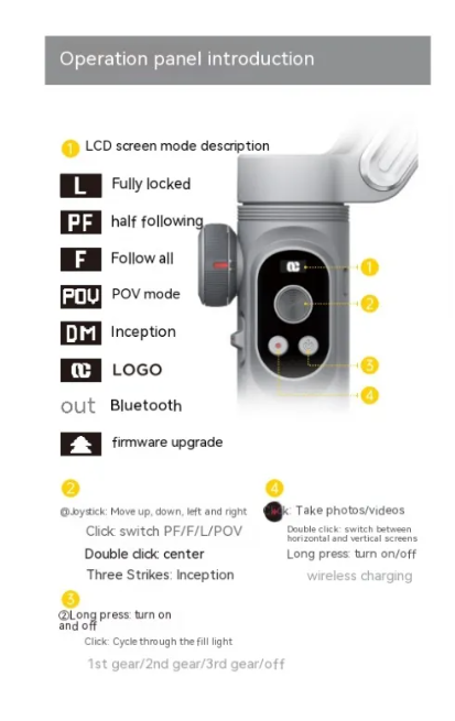 3-Axis Smartphone Gimbal Stabilizer