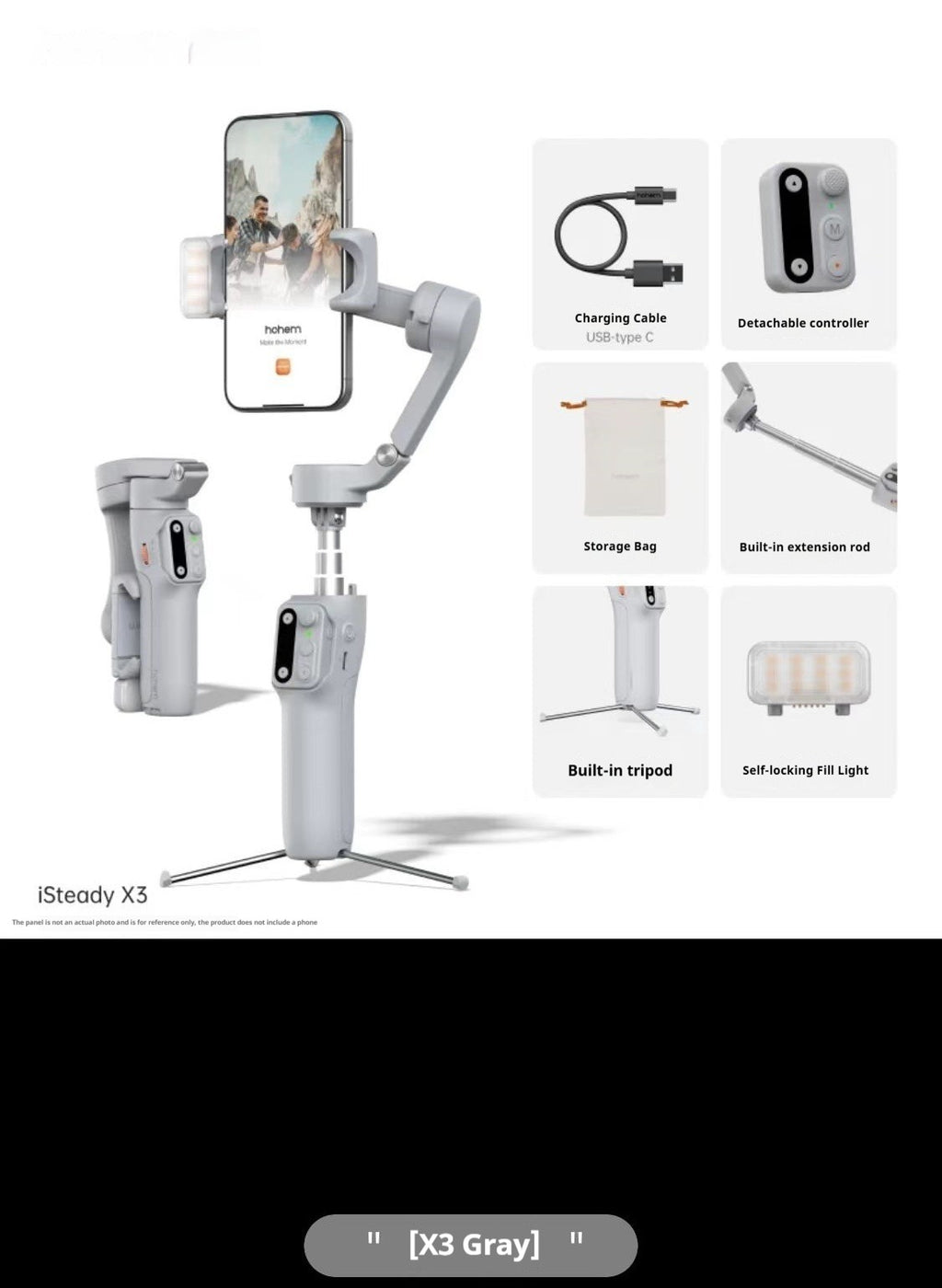 Handheld Smartphone 3-Axis Gimbal Stabilizer