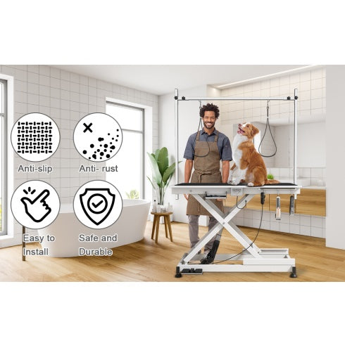 Electric Pet Grooming Table, Adjustable Height