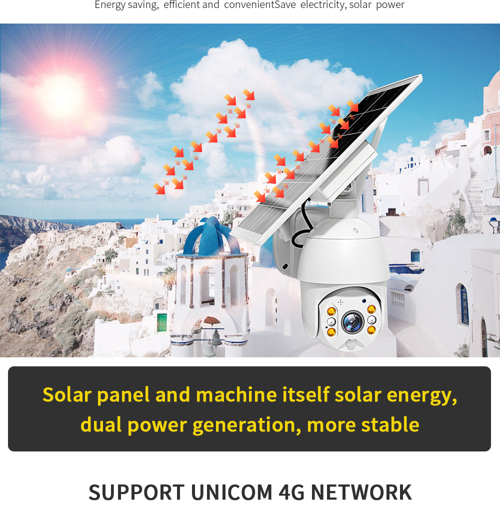 Solar-Powered 4G Security Camera