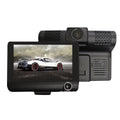Safe Drive Dual Camera Dash Cam with Large Screen