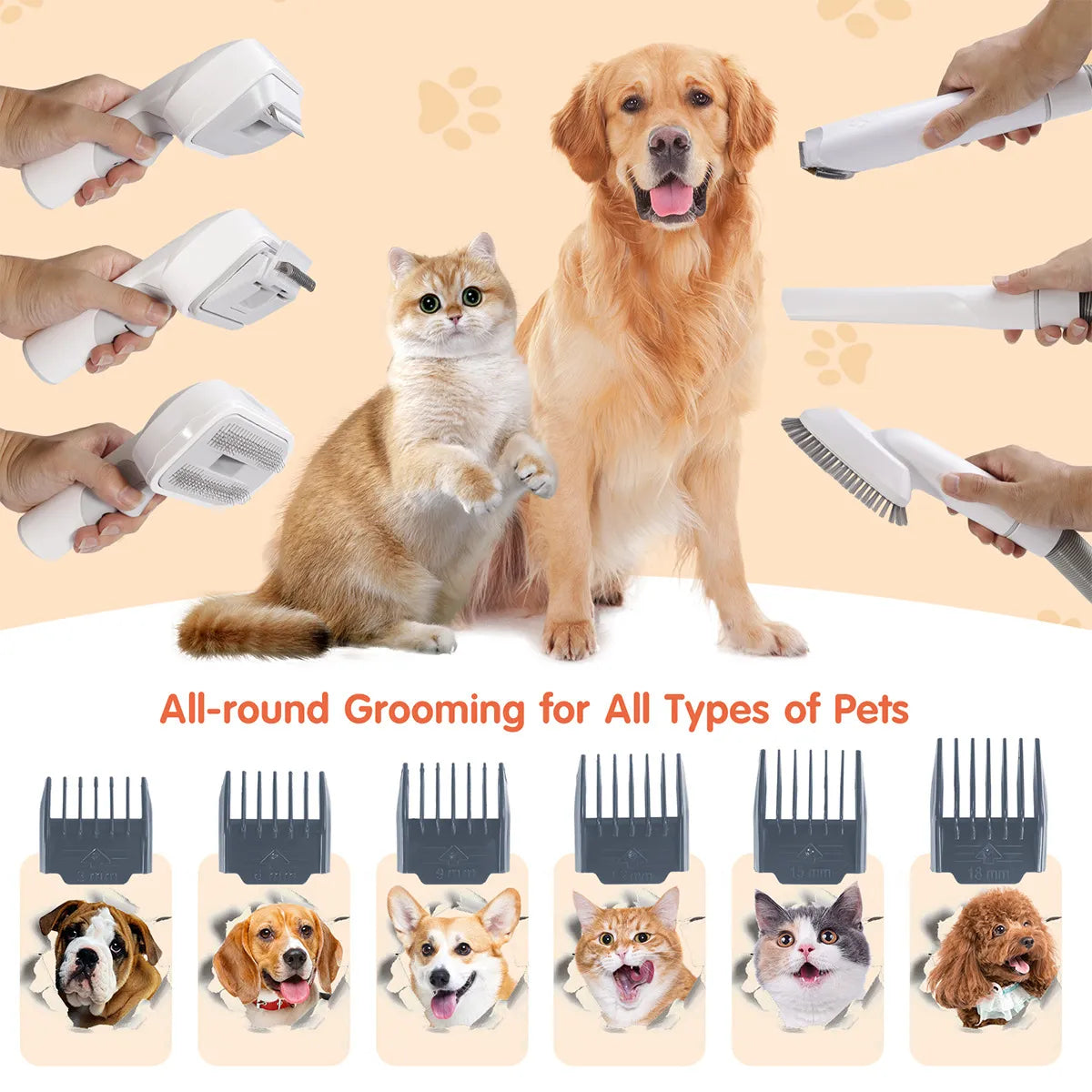 All-In-One Pet Grooming Vacuum
