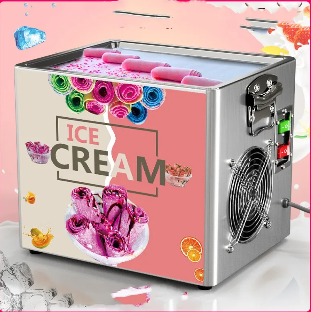 Countertop Fried Ice Cream Roll Machine