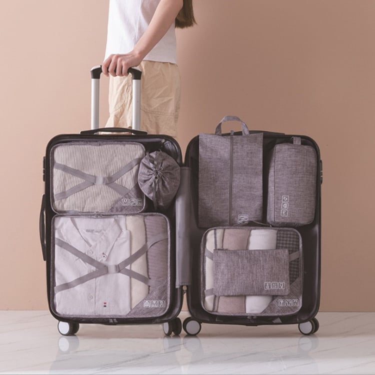 Travel Clothes Storage Bag Set Organizer