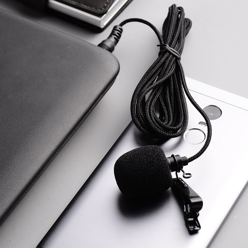 Lavalier Microphone with Headset and Mic Features