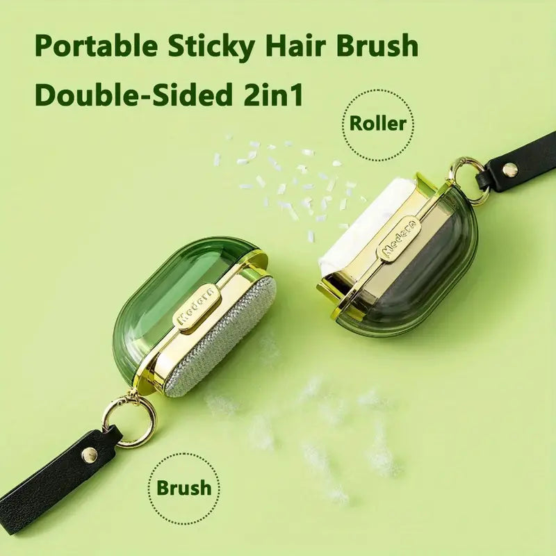 2-in-1 Portable Clothes and Lint Remover Brush