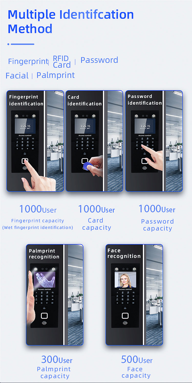 Face Recognition Time Attendance Machine