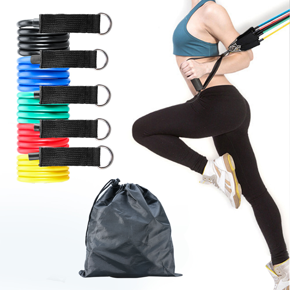 Adjustable Resistance Yoga and Fitness Suspension Rope Set