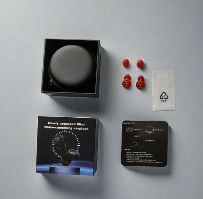 Silicone Soundproof Noise Earplugs