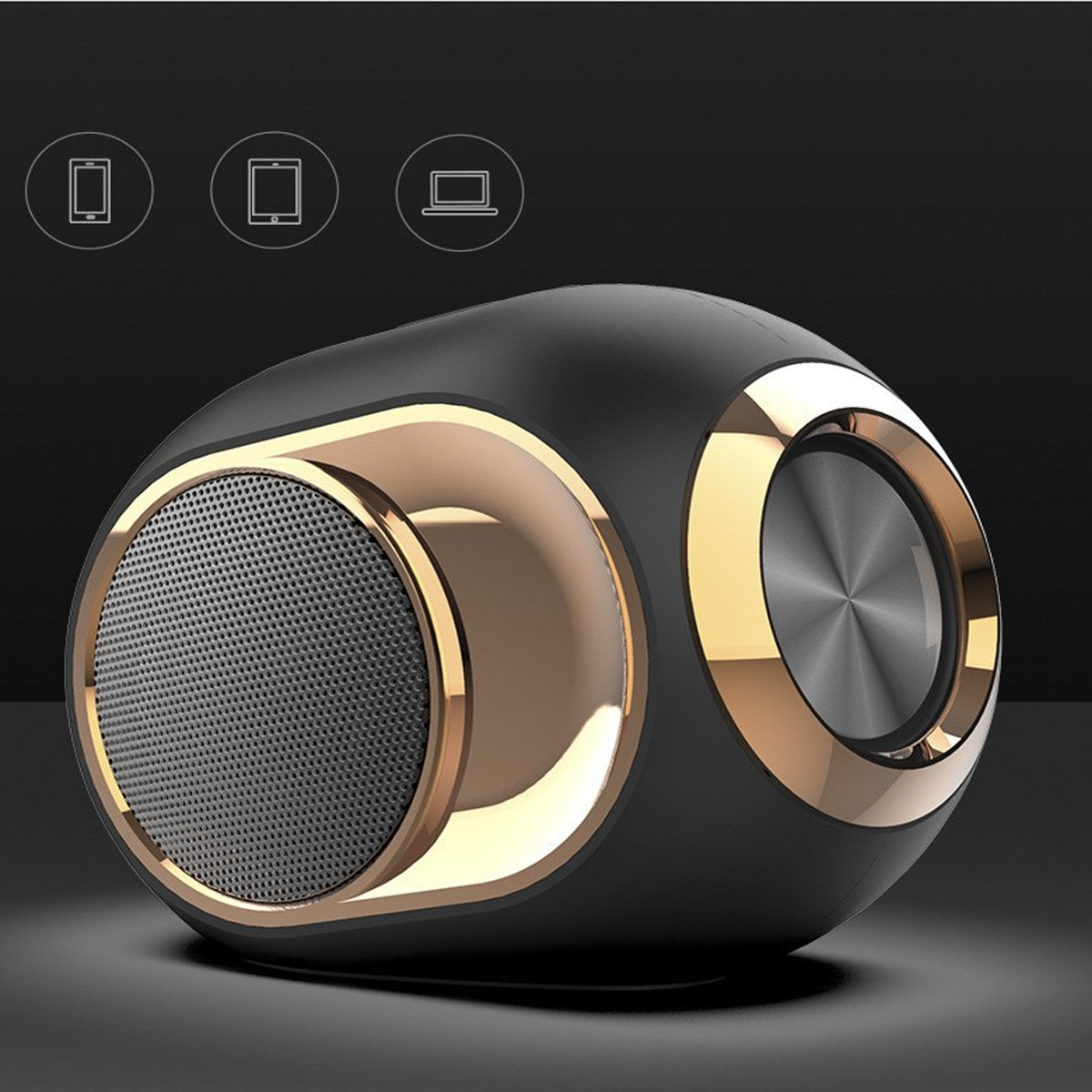 Vorvania Olden Golden Retro Bluetooth Speaker