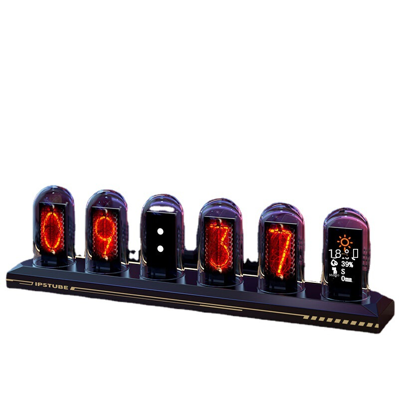 RGB Aluminum Glow Tube Clock