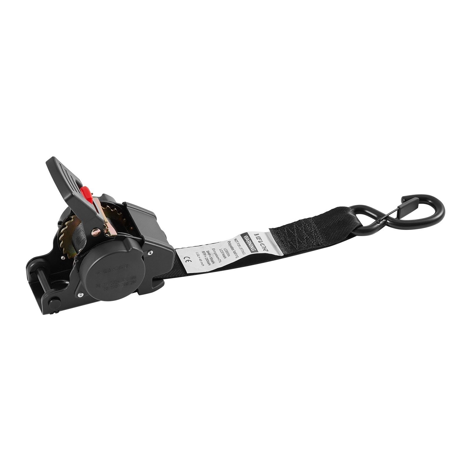 Wheel Chock Tie-Down Kit with S-Hook, 1649 lbs Break Strength