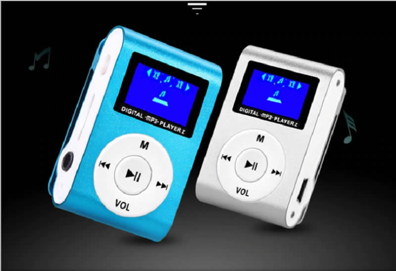 Mini Tune Buddy Clip MP3 Player and FM Radio